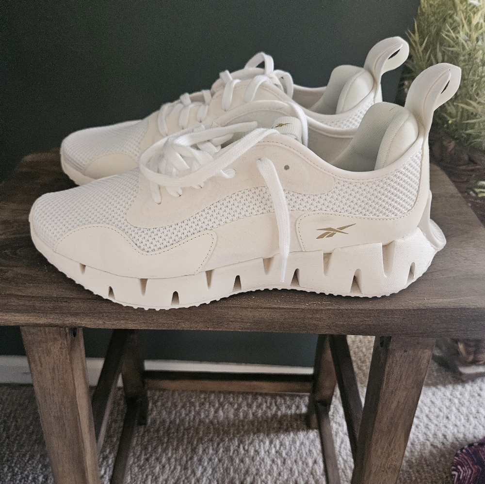 Reebok White Zig Dynamica Classica